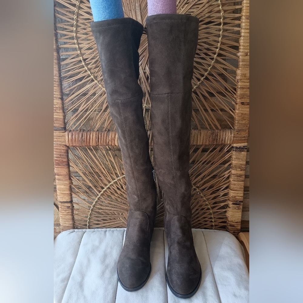 Vince Camuto Brown Over-the-Knee Women's Boots_6 - Picture 2 of 7